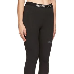 ESSENTIALS Black Athletic Leggings